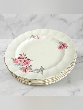 5 Johnson Bros "Old Chelsea" Vintage Dinner Plates (Made in England) Set Of 5